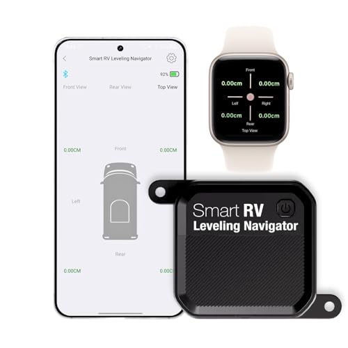 HomToK Wireless RV Leveling System, Bluetooth RV Leveler for...