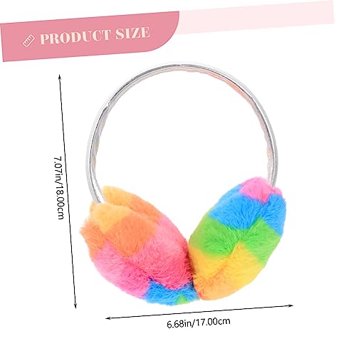 CLISPEED Plush Earmuffs for Girls Cute Winter Ear Covers Warm and Comfortable Fuzzy Ear for Cold Weather Boys and Girls Adorable Design2