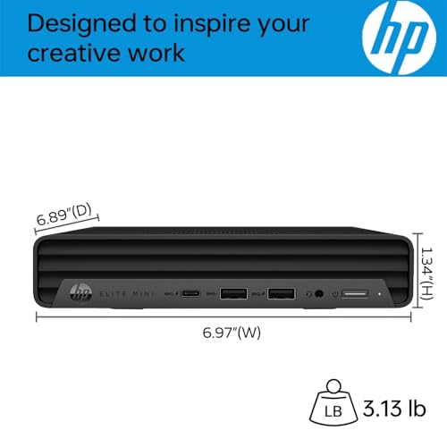 Image of HP Elite Mini 800 Business Desktop Computer Mini PC (2026 Edition), Intel i5-14500, 16GB DDR5 RAM, 512GB SSD, Triple 4K Display Support, Wire Keyboard & Mouse Included, Windows 11 Pro