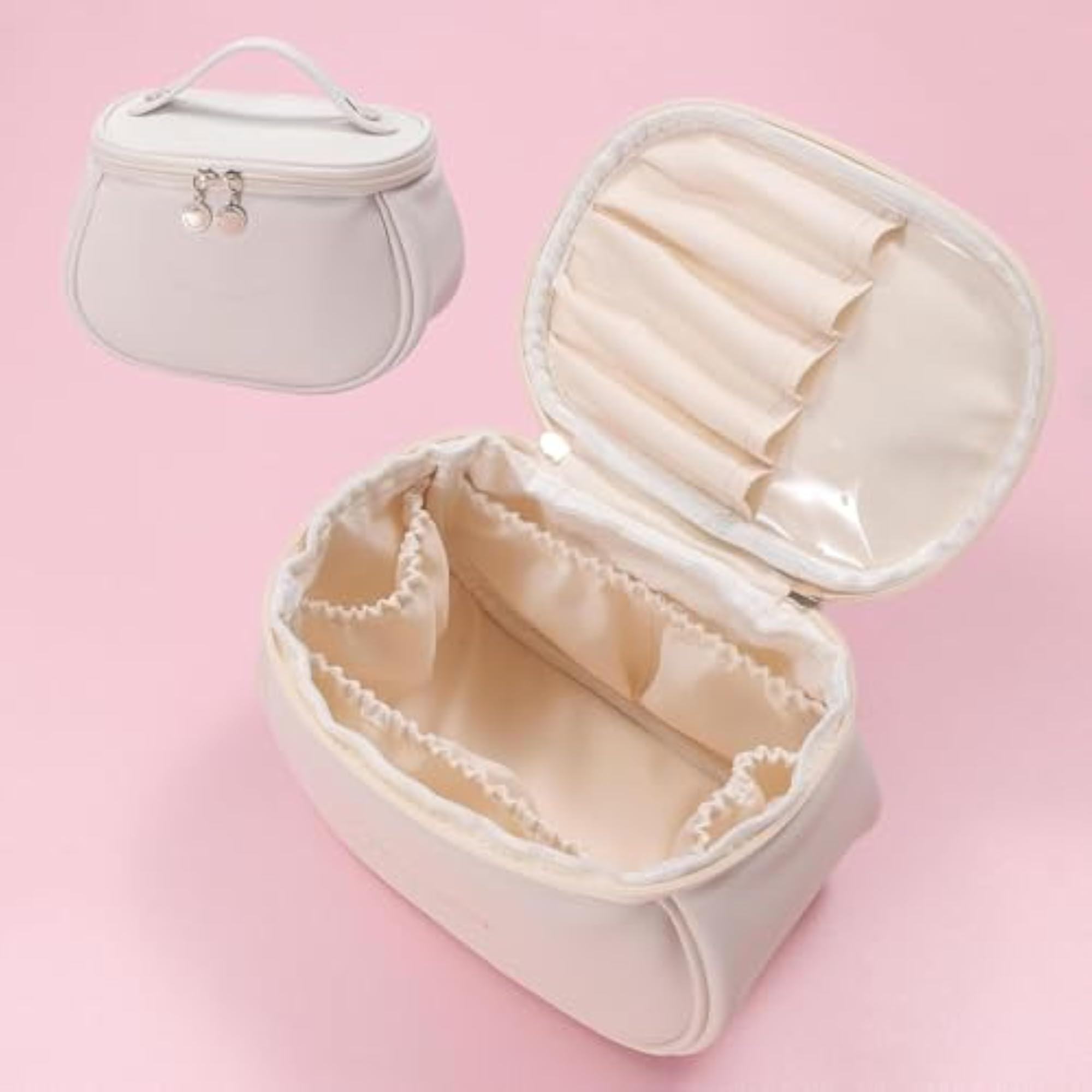 Large Capacity Women's Makeup Travel Bag Portable Organizer Pouch