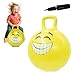 Produktbild JAMARA 460457 Hüpfball Smile 450mm HoppyDoo - Spielzeug für Kinder, Hüpfspielzeug Baby Indoor/Outdoor, Geschenk für Kids, Gartenspielzeug, Bouncy, Pflegeleicht, BPA frei, mit Pumpe