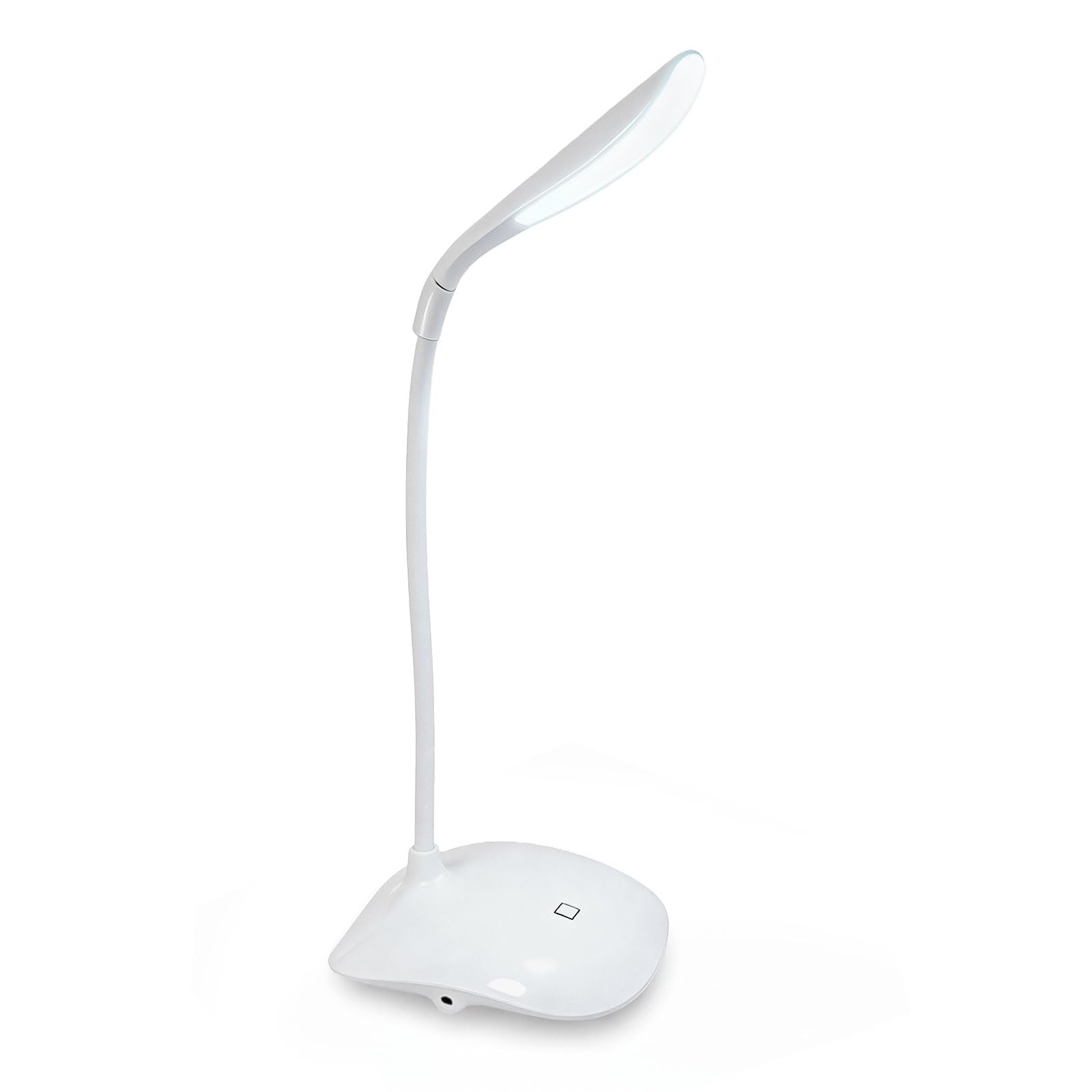 Eaxus LED Schreibtischlampe – USB oder Batterien, Weiß