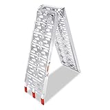 【Perfekt für Auffahrrampe】Ideal für den täglichen einsatz, vielseitige anwendbar, ideal zum Beladen von Motorrädern, Rollern, Vierrädern, Rasenmähern, Baumaschinen , Wohnwagen usw., sichere und einfache Handhabung robust und rutschsicher