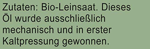 Foto von Seitenbacher Bio Lein Saat Öl I Erstpressung I kaltgepresst I nativ I (1x250 ml)