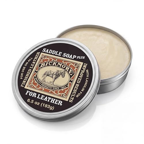 Bickmore Saddle Soap Plus 6.5 oz, Cleaner & Conditioner
