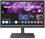 Feihe 15.6 Petits malins de pouce TV HD 1080P LED, Télévision intelligente écran plat avec ATSC Tuner/HDMI/USB/AV pour cuisine, RV, Campeur, chez soi & Chambre à coucher ou divertissement sur le trajet