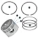 Tupo 47mm 80cc Big Bore Cylinder Piston Ring Gasket Top End Rebuild Kit Compatible with GY6 4-Stroke 139QMB TAOTAO JONWAY ZNEN Roketa ATV Moped Go-Kart