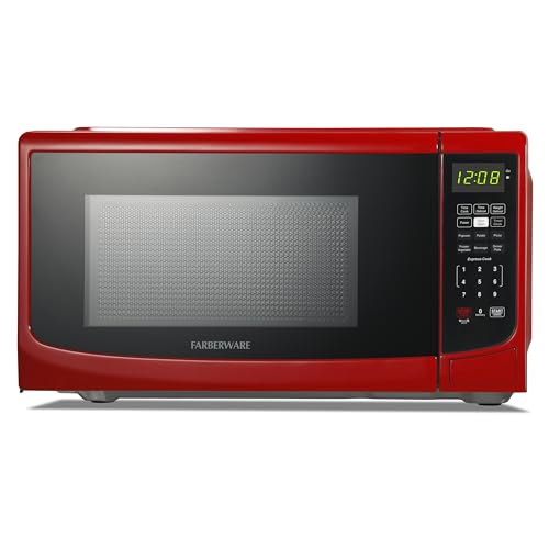 Farberware 0.7 Cu. Ft. Countertop Microwave Oven- 700 Watts Power, Auto Cook...