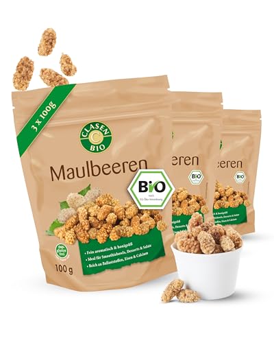3x CLASEN BIO Maulbeeren - 100g