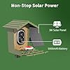 cbeyook Smart Bird Feeder Camera with AI Species Identifier | Solar Powered, 2.5K HD Video, Motion Alerts - Outdoor Garden & Birdwatching Gift #3