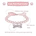 Pearl Pet Jewelry Set - Dog & Cat Collar Necklace, Diamond Pearls, Cute Fashion for Puppy, Kitten, Wedding & Party (M)