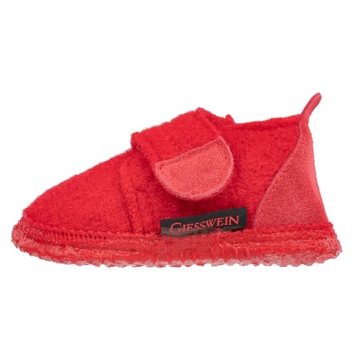 GIESSWEIN Baby-Hausschuhe Unterstaufen - Warme Baby Lauflern Schuhe mit...