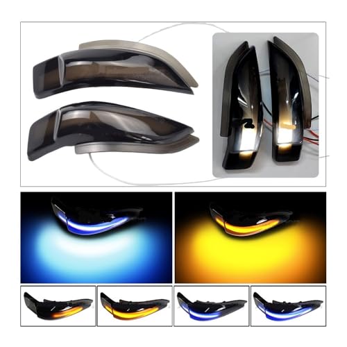 Luz intermitente dinámico retrovisor Auris y Prius C señal de giro LED 4