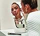 Joseph Joseph Viva Standspiegel und Makeup-Organizer mit herausnehmbarer Trennwand - Shell