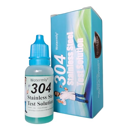 304 Stainless Steel Test Solution – Instant Identification Reagent for Food-Grade vs. Industrial-Grade Steel – Rapid 2-Minute Colorimetric Test for Cookware, Cutlery, and Industrial Use