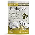 Forthglade Complete Natural Dry Dog Food - Grain Free Chicken (6kg) Resealable Bag - Easy to Digest Cold Pressed Dog Food for Puppy, Adult & Senior Dogs