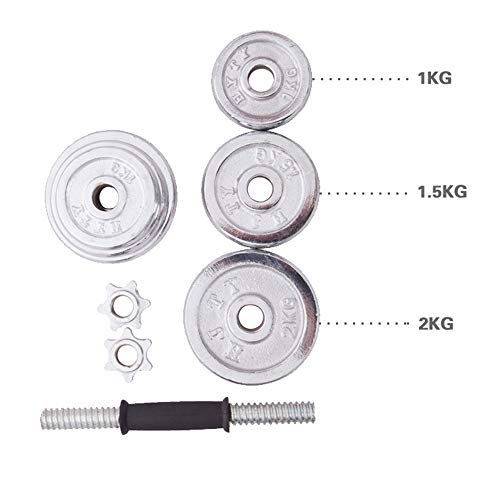 Gegalvaniseerde dumbbells, huishoudelijke dumbbells, milieuvriendelijke dumbbells, fitnessapparatuur, armtraining… - Afbeelding 3