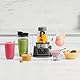 Ninja Foodi Power Nutri Mixer 2-in-1, Smoothie-Bowls Maker, dicke Aufstriche & gefrorene Getränke mixen, Automatikprogramme, 700ml Becher & 400ml Schüssel mit Power-Rührer, 1100W, Silber CB100EU