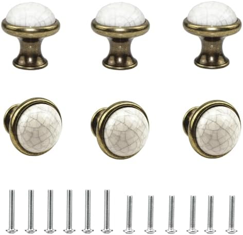 Pack Cabinet Knobs Drawer Knobs Vintage,1." Round Kitchen 4 Antique Copper