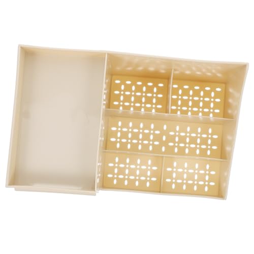 UKCOCO Organizador de Maquillaje Plástico con Gran Capacidad para Cosméticos y Joyas Almacenamiento de Escritorio para Dormitorio y Tocador