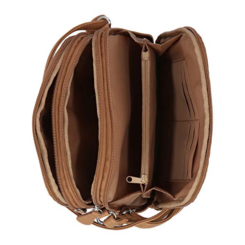 Multisac North South Mini Zip Around Crossbody Bag