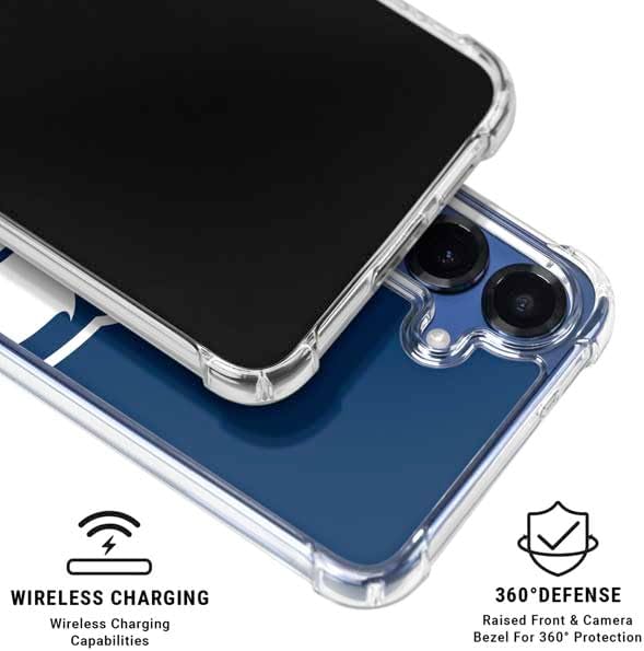 Skinit Clear Phone Case Compatible with Galaxy S25 - Officially Licensed NFL Seattle Seahawks Large Logo Design