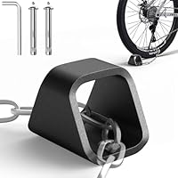 KHAMAL Wandanker Fahrrad - Diebstahlsicherung für Fahrräder Mit Schrauben, Stabiler Wandanker & Bodenanker, Fahrrad-Diebstahlsicherung mit Wandhalterung