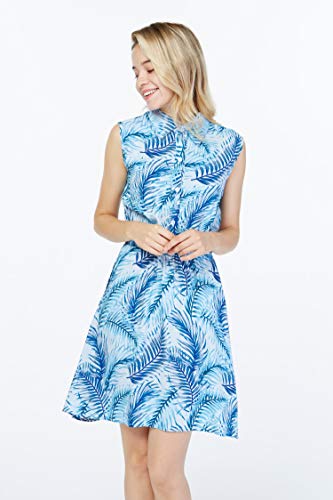 Image of Hawaii Hangover Family Matching Hawaiian Clothes, Simply Blue Leaves | Family matching Hawaiian outfits, Simply Blue Leaves, lightweight rayon, machine washable, tropical leaf print, luaus