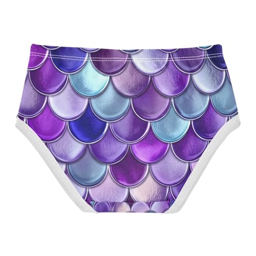 Purple Lavender Mermaid Scale Toddler Girls's Underwear 2T 202c14352