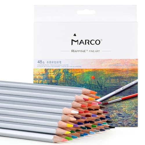 MARCO Tribute 水彩色鉛筆 48色セット Amazon | Marco色鉛筆水彩 48色