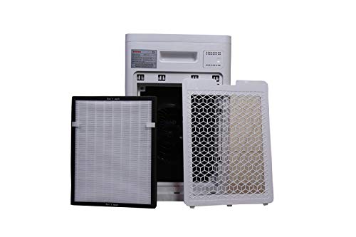 Image of Toshiba Air Purifier With Ionizer CAF-W33XIN With HEPA and Honeycomb charcoal filter (2 in 1 Filter)