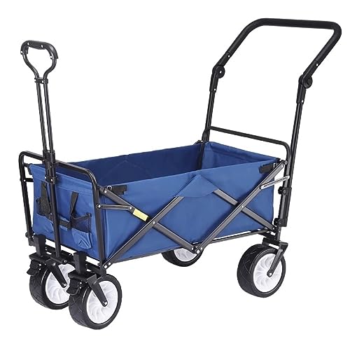 Chariot de jardin robuste à 4 roues en acier renforcé - 2