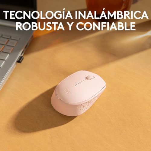 Mouse De Computadora, Personal Computer mouse rosa Marca Logitech (2)