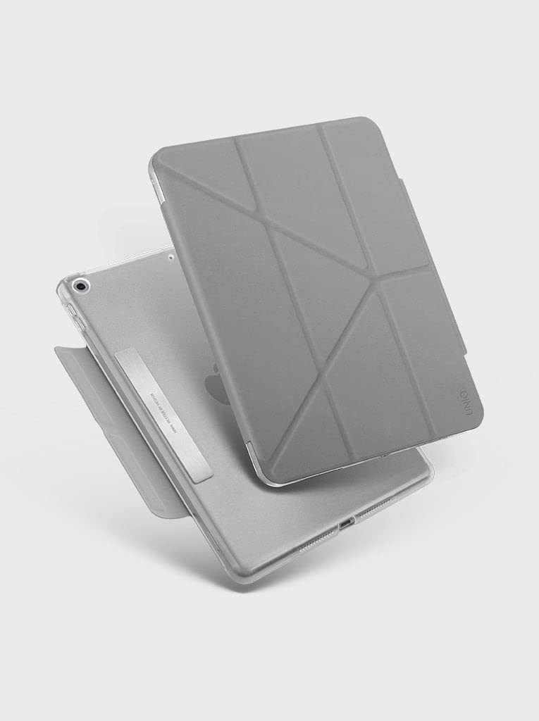UNIQCAMDEN ANTIMICROBIAL CASE FOR IPAD 10.2 (9TH GENERATION-2021) - FOSSIL GREY