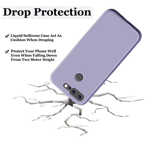 Image of A rtistque Liquid TPU Silicone Matte Shockproof Flexible Without Camera Protection Soft Back Cover Case for OnePlus 5t - Purple