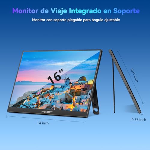 Image of WUAWE 16 inch 1200P 120Hz Portable Monitor