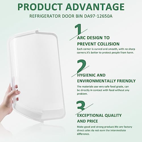 image for MIFLUS DA97-12650A Compatible for Sam-sung RF263beaesr RF260beaesr RF2