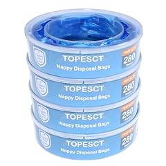 TopEsct ricarica mangiapannolini è compatibile con Angelcare, Maialino Foppapedretti e LitterLocker II, non adatta per Dress Up, Classic XL, Tecnologia anti-odore EVOH (confezione da 5)