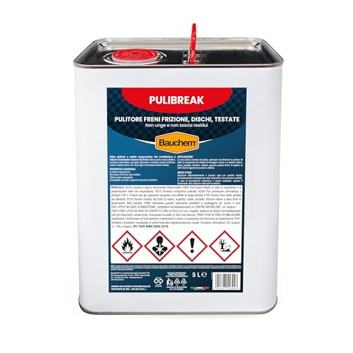 Bauchem Pulibreak Pulitore Freni, Frizione, Dischi e Testate 5 Lt