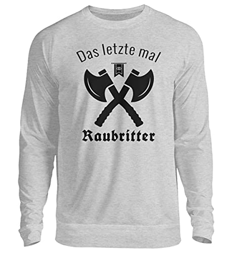Pull unisexe gris Das etoile Raubritter taille M idéal pour vos sorties urbaines