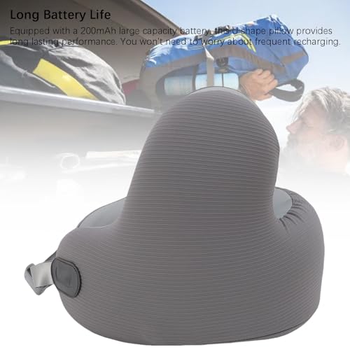 Oreiller cervical de voyage musical pour dormir confortablement en avion et en train - 5