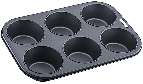 Non-Stick 6-Cup Muffin Pan - Carbon Steel, Dishwasher Safe - Image 2