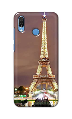 Image of PRINTFIDAA Lovers Famous Place Eiffel Tower in Paris Printed Designer Hard Case for Honor Play, COR-AL10, COR-L29, COR-L09 Back Cover -(e) RPM1009