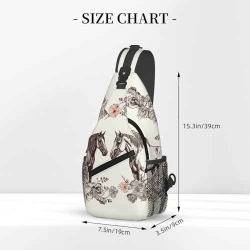 Small Sling Bag Sling Backpack for Women Men Chest Bag miniatura 3