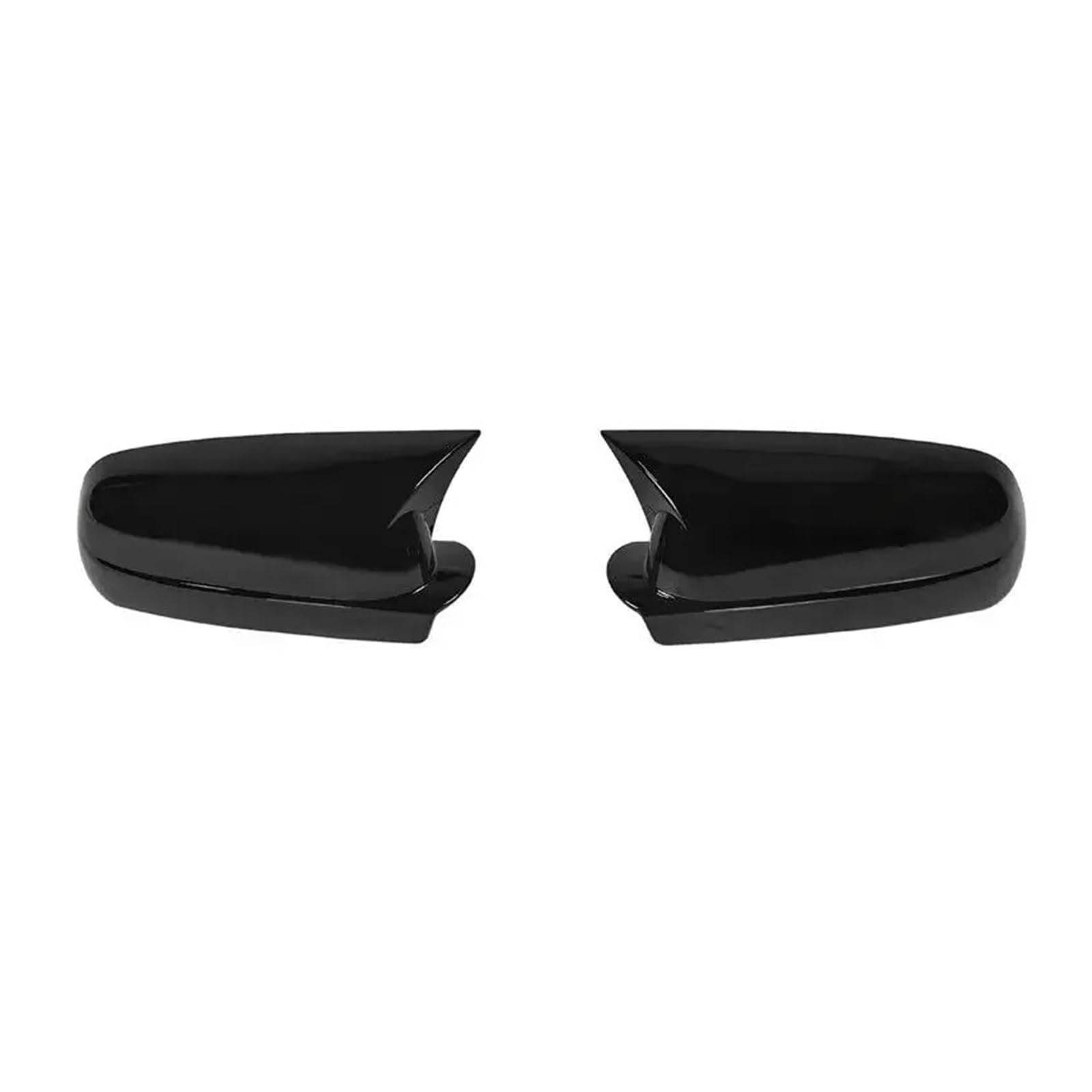 Side Wing Mirror Cap for VW for GTI R32 MK4 1997 1998-2004 Car Rearview Side Mirror Cover Sticker Wing Cap Exterior Door Case Trim Carbon Auto(Gloss Black)