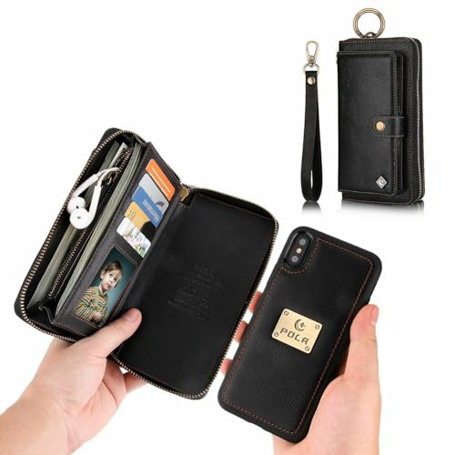 Étui iPhone 16 Plus portefeuille amovible pour éviter les rayures