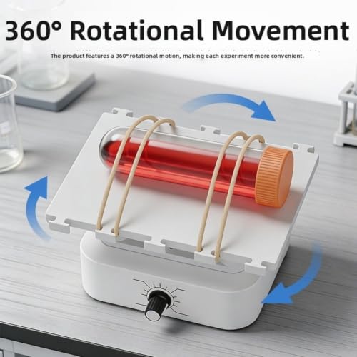 Mezclador orbital de mesa compacto de 30-120 RPM con alimentación Tipo C 7