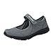 LANSKIRT Zapatillas Running de Mujer Sin Cordones Zapatos de Verano 2019 Velcro Moda Sandalias de Antideslizantes Zapatillas Deportivas para Correr Calzado Comodo Transpirables (Gris Oscuro, 40 EU)