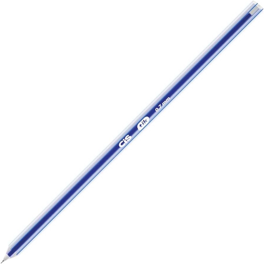 CIS, Caneta Esferografica0,7 mm TIK Squeeze com 24 unidades, cor Azul