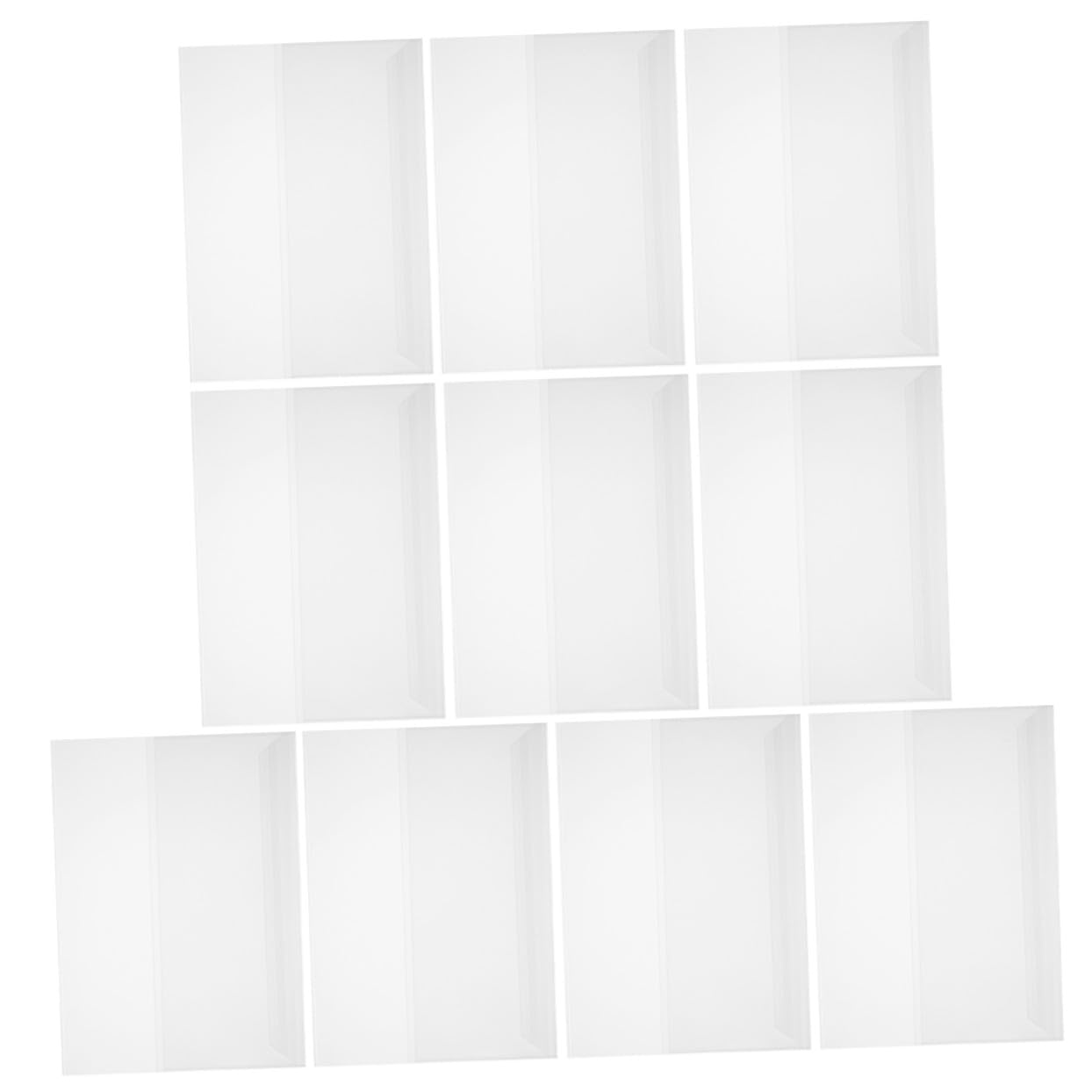 Angoily 50 Blatt Teiliges Buchschutz Folien Transparent Wiederverwendbare Kratzfeste Buchhüllen aus Strapazierfähigem Kunststoff Wasserabweisend für Schulbücher und Lehrbücher Klare
